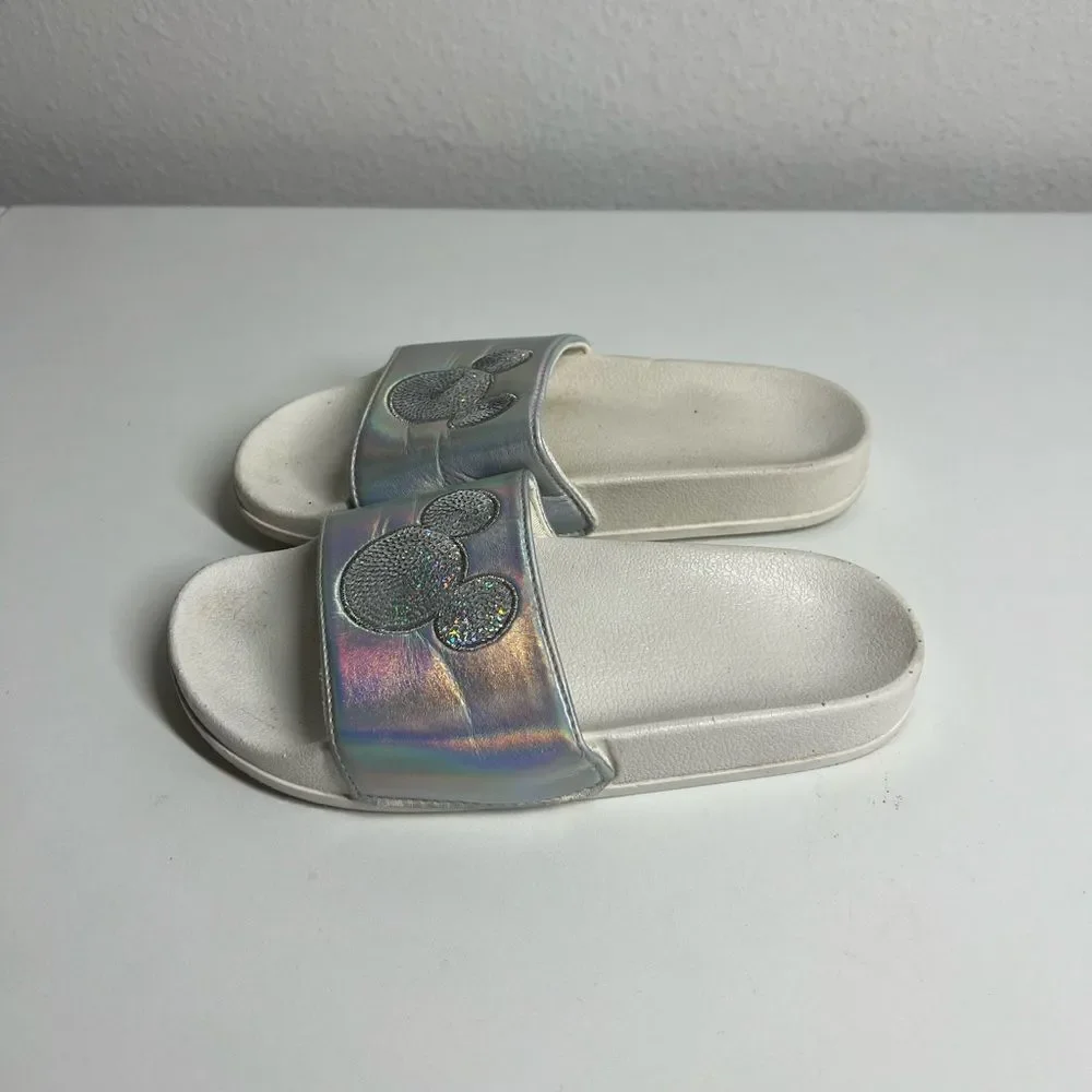 Disney Holographic Kids Sliders Size 5